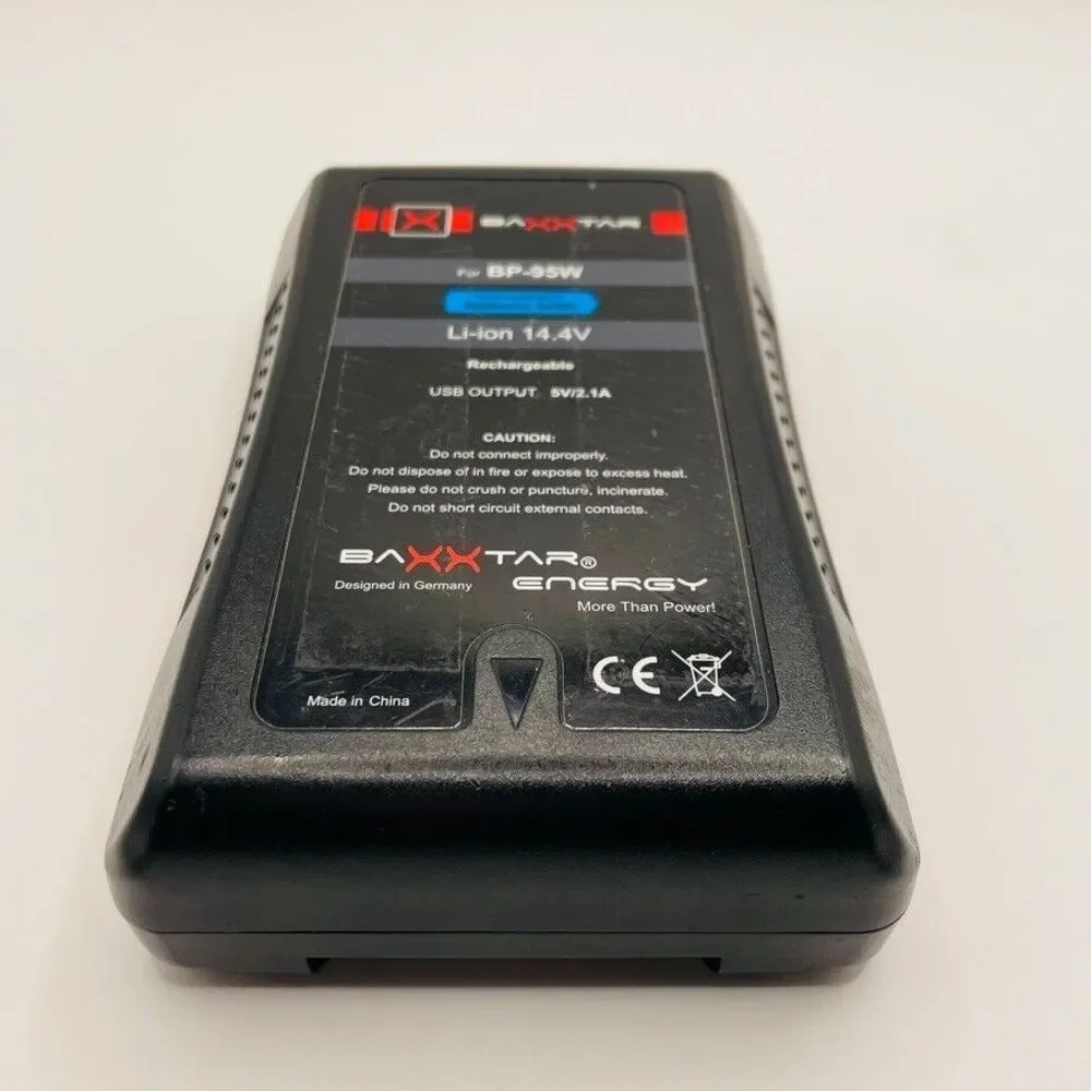 Baxxtar Energy V-Mount Replacement Battery for Sony BP-95W
